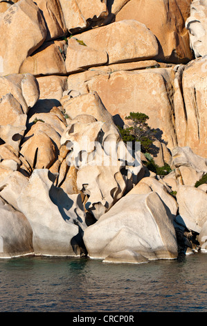 Le formazioni rocciose, esterno Gallura, Palau Sardegna, Italia, Europa Foto Stock