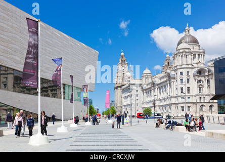 Museo di Liverpool sulla isola di Mann Pier Head Liverpool Merseyside England Regno Unito GB EU Europe Foto Stock