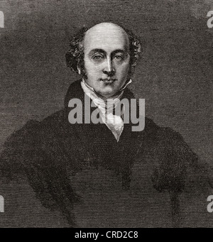 Sir Thomas Lawrence, 1769 - 1830. Ritratto di inglese pittore e presidente della Royal Academy. Foto Stock