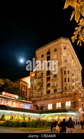 Kreschtschatik Street, Kiev, Ucraina, Europa Foto Stock