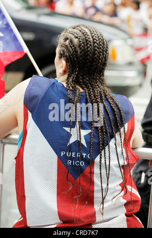 Annuale di Puerto Rican Day Parade di New York. Foto Stock