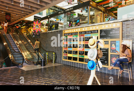 Mercato di San Antón. Madrid. Spagna Foto Stock