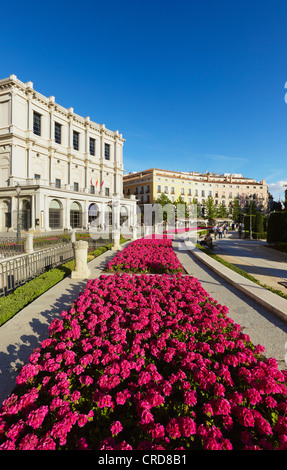 "Teatro Real' opera house a Plaza de Oriente square. Madrid. Spagna Foto Stock