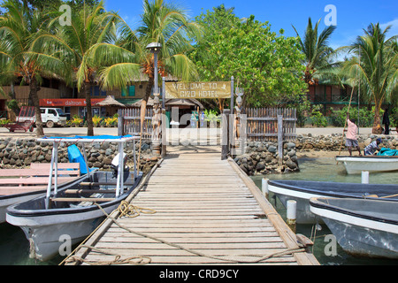 Porto, Gizo, Isole Salomone, Oceania Foto Stock