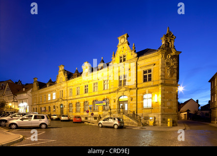 Il vecchio ufficio postale, Eisenach, Turingia, Germania, Europa PublicGround Foto Stock