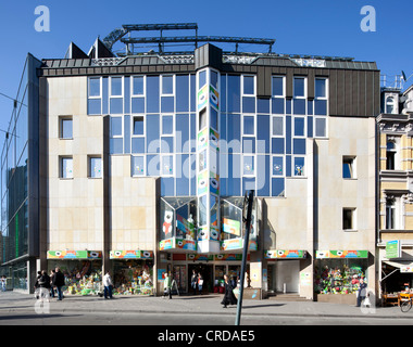 Edificio commerciale, Ursulinerstrasse, post-guerra di architettura, Aachen, Renania settentrionale-Vestfalia, Germania, Europa PublicGround Foto Stock