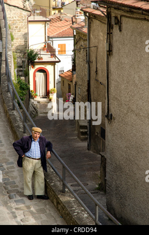 Le persone anziane regione Basilicata Sud Italia Foto Stock