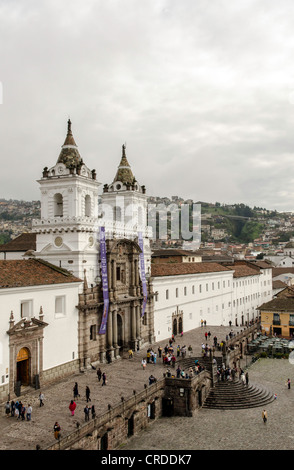 Chiesa di Santo Domingo a Quito Ecuador Foto Stock