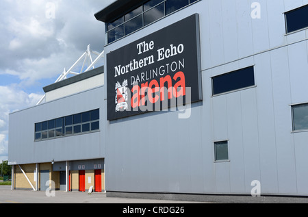 L'eco del Nord Darlington Arena nella periferia di Darlington. Preso in una giornata di sole in 2012 Foto Stock