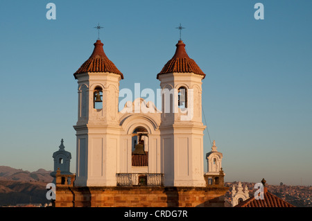 San Felipe Neri chiesa campanili (1795) Foto Stock