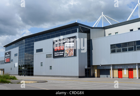 L'eco del Nord Darlington Arena nella periferia di Darlington. Preso in una giornata di sole in 2012 Foto Stock