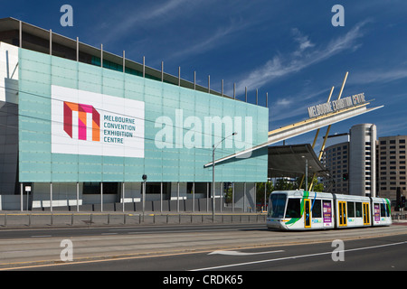 Edificio principale del Melbourne Convention and Exhibition Centre, Melbourne, Victoria, Australia Foto Stock