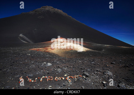 Pico pequenho e Pico de Fogo, Capo Verde Isole di Capo Verde, Fogo Foto Stock