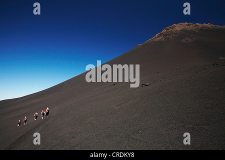 Escursioni a Pico de Fogo, Capo Verde Isole di Capo Verde, Fogo Foto Stock