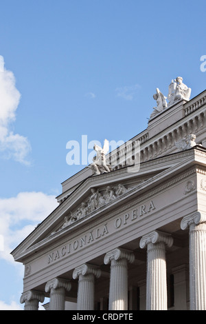 Opera Nazionale Lettone, Nacionala Opera, Riga, Lettonia, Europa Foto Stock