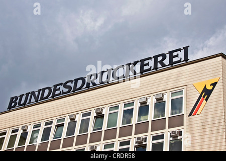 Bundesdruckerei, Government Printing Office, Berlino, Germania, Europa Foto Stock