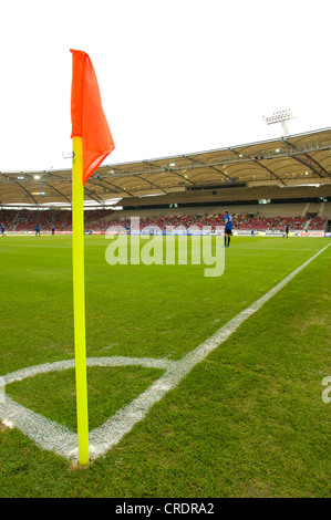 Partita di calcio a Gottlieb-Daimler-Stadion, Germania, Stuttgart Foto Stock