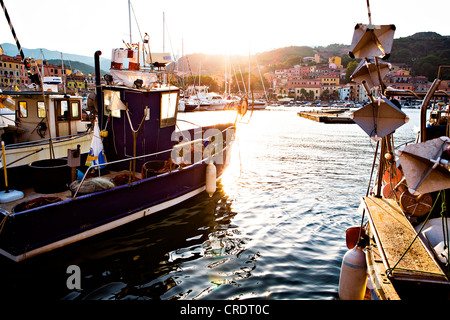 Porto di Rio Marina, Isola d'Elba, Italia, Europa Foto Stock