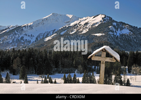 Campo Croce, Oytal Valley, Oberstdorf, Superiore Allgaeu, Baviera, Germania, Europa PublicGround Foto Stock