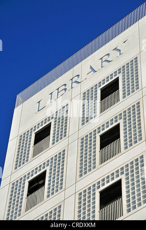 La facciata della nuova biblioteca della città su Mailaender Platz, dall'architetto prof. Eun giovane Yi, aperto su 24.10.2011 sul Foto Stock