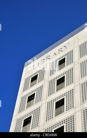 La facciata della nuova biblioteca della città su Mailaender Platz, dall'architetto prof. Eun giovane Yi, aperto su 24.10.2011 sul Foto Stock