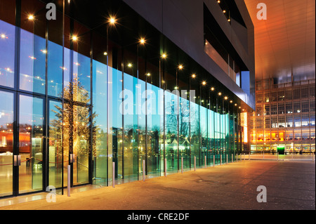 La cultura ed il centro congressi di Lucerna, costruito dall'architetto Jean Nouvel, Lucerna, Svizzera, Europa Foto Stock