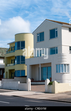 Nuovi appartamenti sulla costa a Cliftonville vicino a Margate. Foto Stock