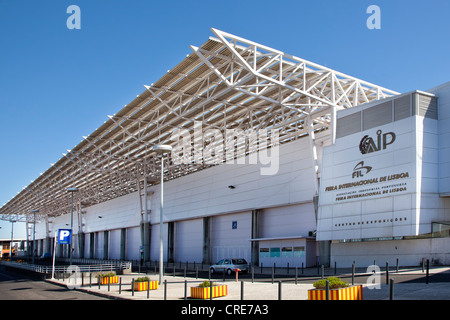 Sala Conferenze della Fiera di Lisbona, Feira Internacional de Lisboa, FIL, sui terreni del Parque das Nacoes Foto Stock