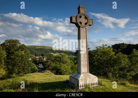 Church Stretton War Memorial, Church Stretton, Shropshire Foto Stock