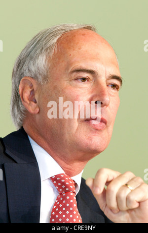 Hans-Peter Keitel, presidente del Bundesverband der Deutschen Industrie e.V., Federazione delle industrie tedesche, BDI, BDI giorno di Foto Stock