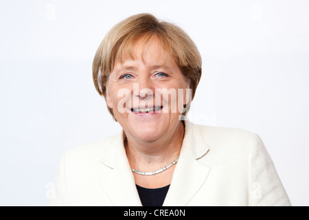 Angela Merkel, Cancelliere della Germania, CDU, a BDI giorno dell'industria tedesca, 27 settembre 2011, Berlino, Germania, Europa Foto Stock