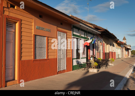 Ripristinato l'architettura coloniale, Granada, Nicaragua america centrale Foto Stock