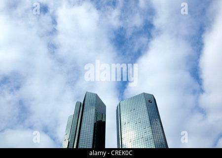 Sede di Deutsche Bank AG, Frankfurt am Main, Hesse, Germania, Europa Foto Stock