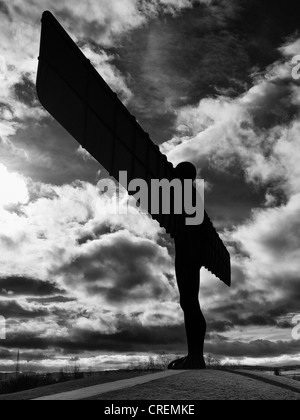 Inghilterra, Tyne and Wear, Gateshead. L'iconico Angelo del Nord Foto Stock