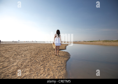 Spiaggia di Cala Encendida a cadice andalusia in Spagna Foto Stock