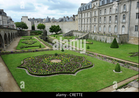 Vannes giardini Les Jardins de Vannes Bretagna Francia Foto Stock