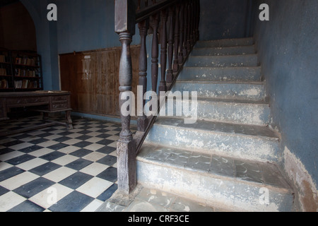 Il vecchio edificio che fa parte della libreria in Trinidad, Cuba. Foto Stock