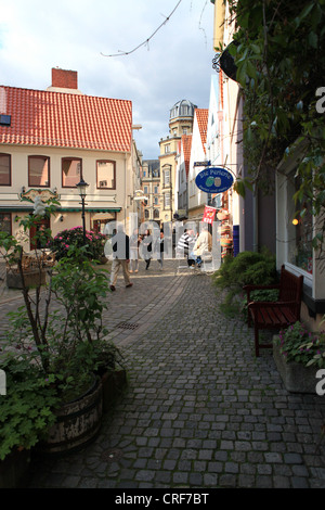 Storico quartiere Schnoor a Bremen, Germania Foto Stock