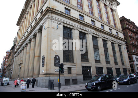 Bank of Scotland glasgow capo ufficio all'angolo di St vincent e Renfield Street Glasgow Scotland Regno Unito ora banca hbos hq Foto Stock