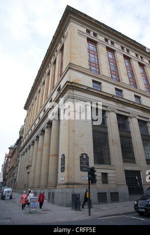 Bank of Scotland glasgow capo ufficio all'angolo di St vincent e Renfield Street Glasgow Scotland Regno Unito ora banca hbos hq Foto Stock