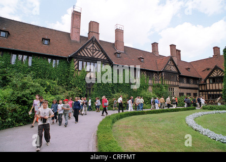 Potsdam, Germania, Schloss Cecilienhof garden Foto Stock