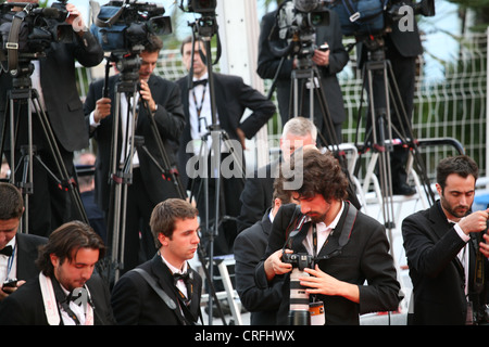 Mondo premere in corrispondenza di Paperboy screening di gala tappeto rosso al sessantacinquesimo Festival del Cinema di Cannes Francia. Giovedì 24 Maggio 2012 nei cann Foto Stock