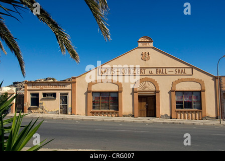 Kapps concert hall e la sala da ballo dal 1907, Namibia, Luederitz Foto Stock