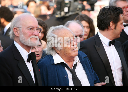 Georges Lautner (centro) al Paperboy film screening di gala red carpet sessantacinquesimo Cannes Film Festival 2012 Foto Stock