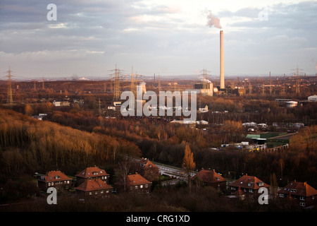 Vista su Bottrop-Boy, in Germania, in Renania settentrionale-Vestfalia, Bottrop Foto Stock