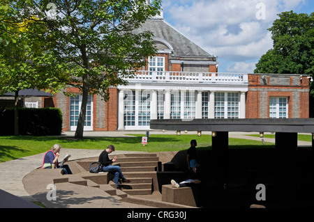 La Serpentine Gallery e il Pavilion 2012. Progettato da Herzog & de Meuron e ai Weiwei. Foto Stock