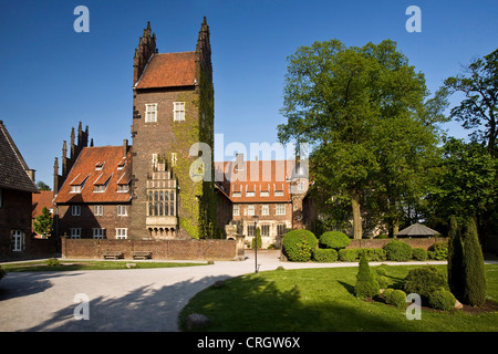 Il castello di Heesen, in Germania, in Renania settentrionale-Vestfalia, la zona della Ruhr, Hamm Foto Stock