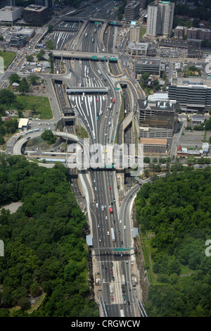 George Washington Bridge, USA, nello stato di New York, New York City Foto Stock