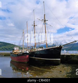 Museo marittimo a bordo di Arctic Penguin Inveraray Argyll Scozia Scotland Foto Stock