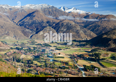 Scenario sopra Queenstown, Nuova Zelanda 5 Foto Stock